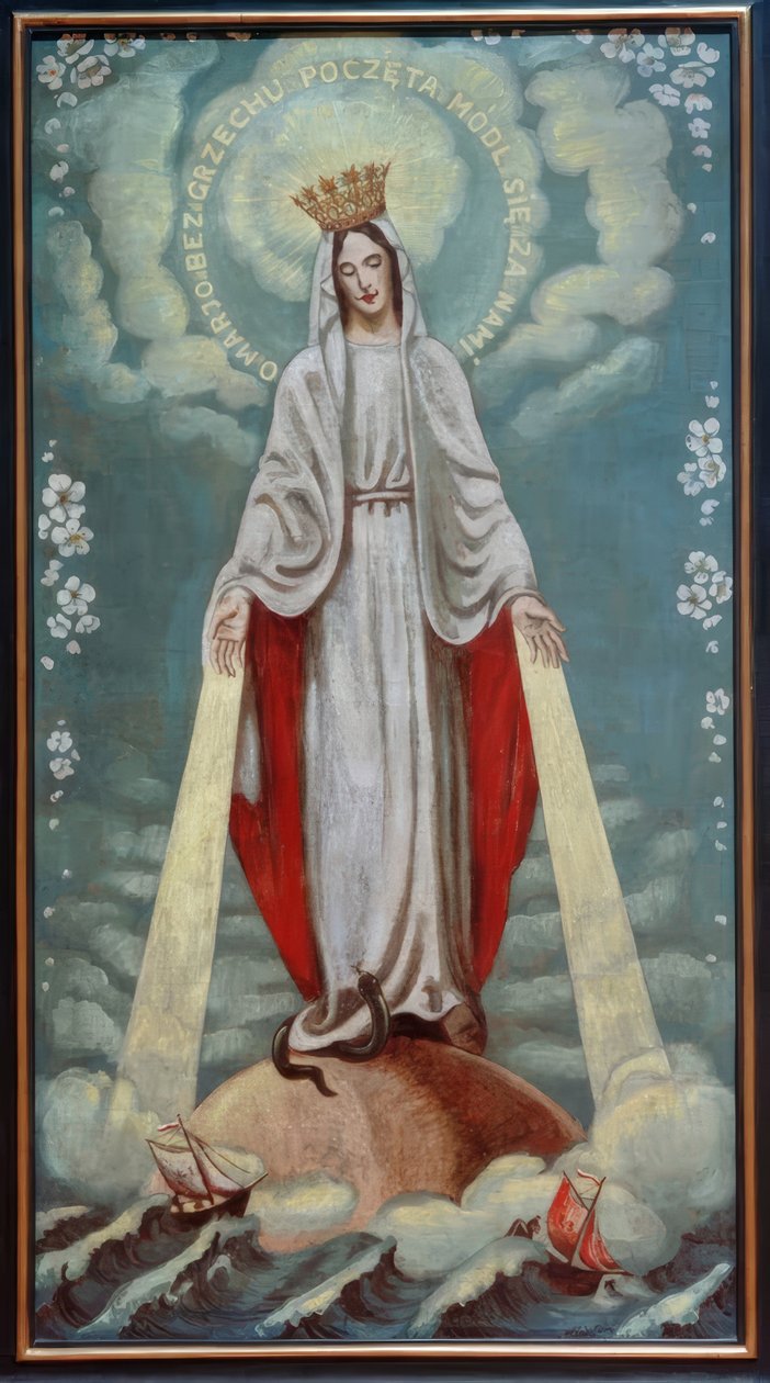 Die Muttergottes als Fürbitterin von Max Pechstein