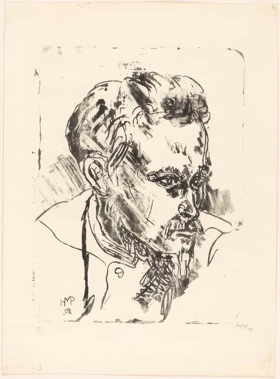 Porträt von Erich Heckel I von Max Pechstein