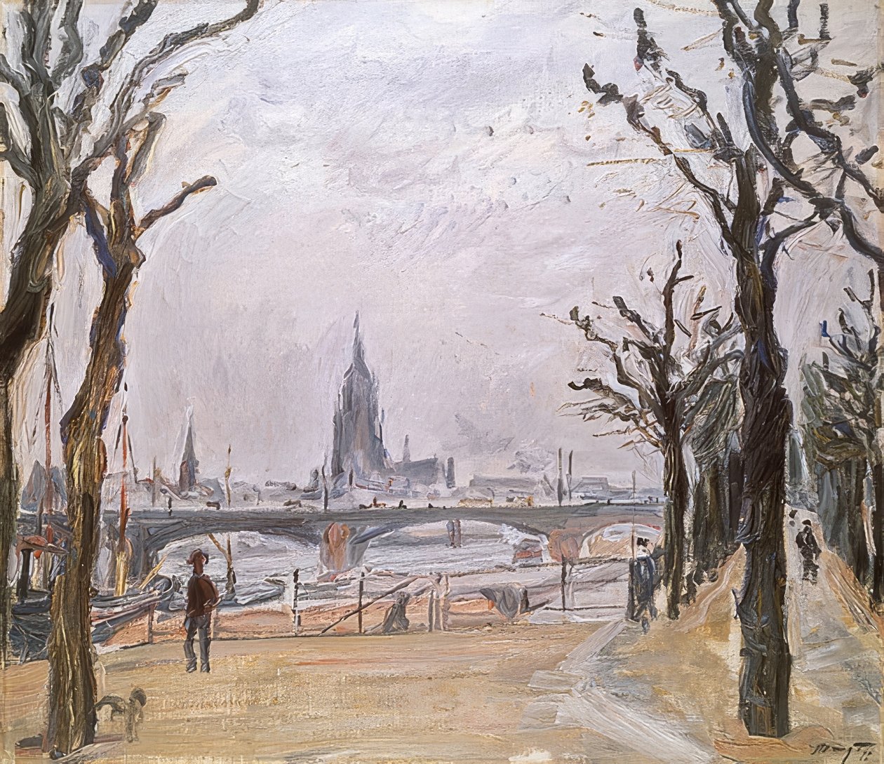 Ansicht von Frankfurt von Max Slevogt