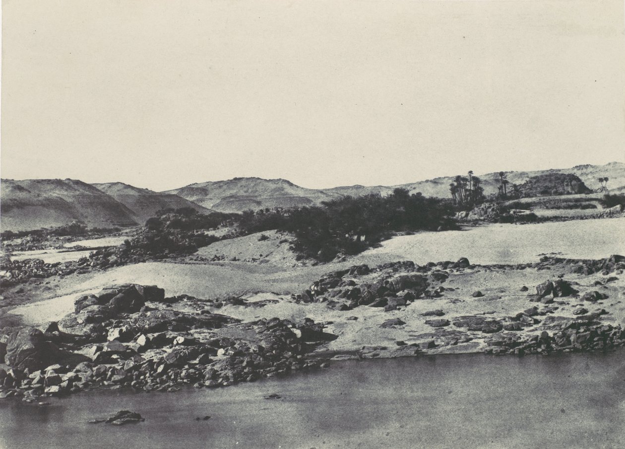 Oberägypten. Eingang zum ersten Katarakt, 1850 von Maxime Du Camp
