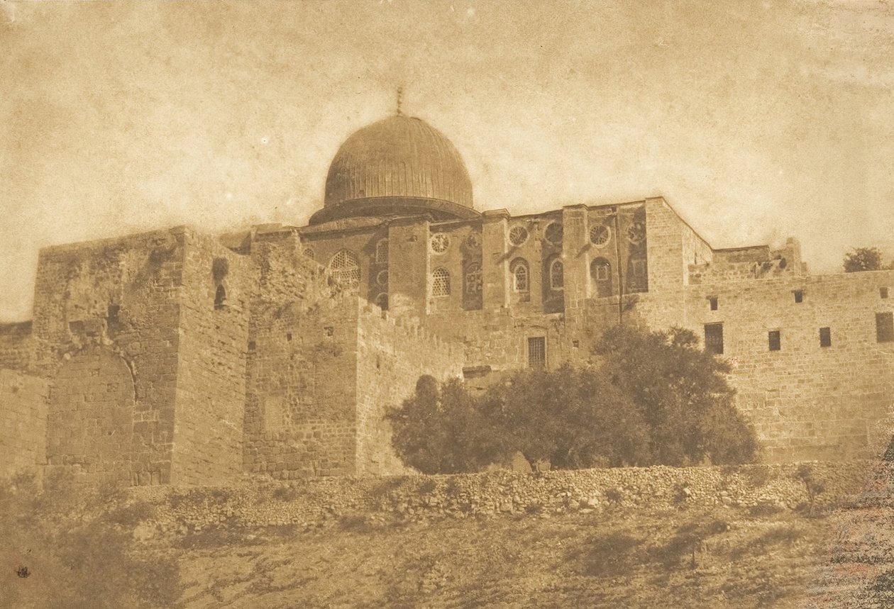 Koubbé-Nébi-Monça - Kuppel von Moses in Jerusalem von Maxime Du Camp