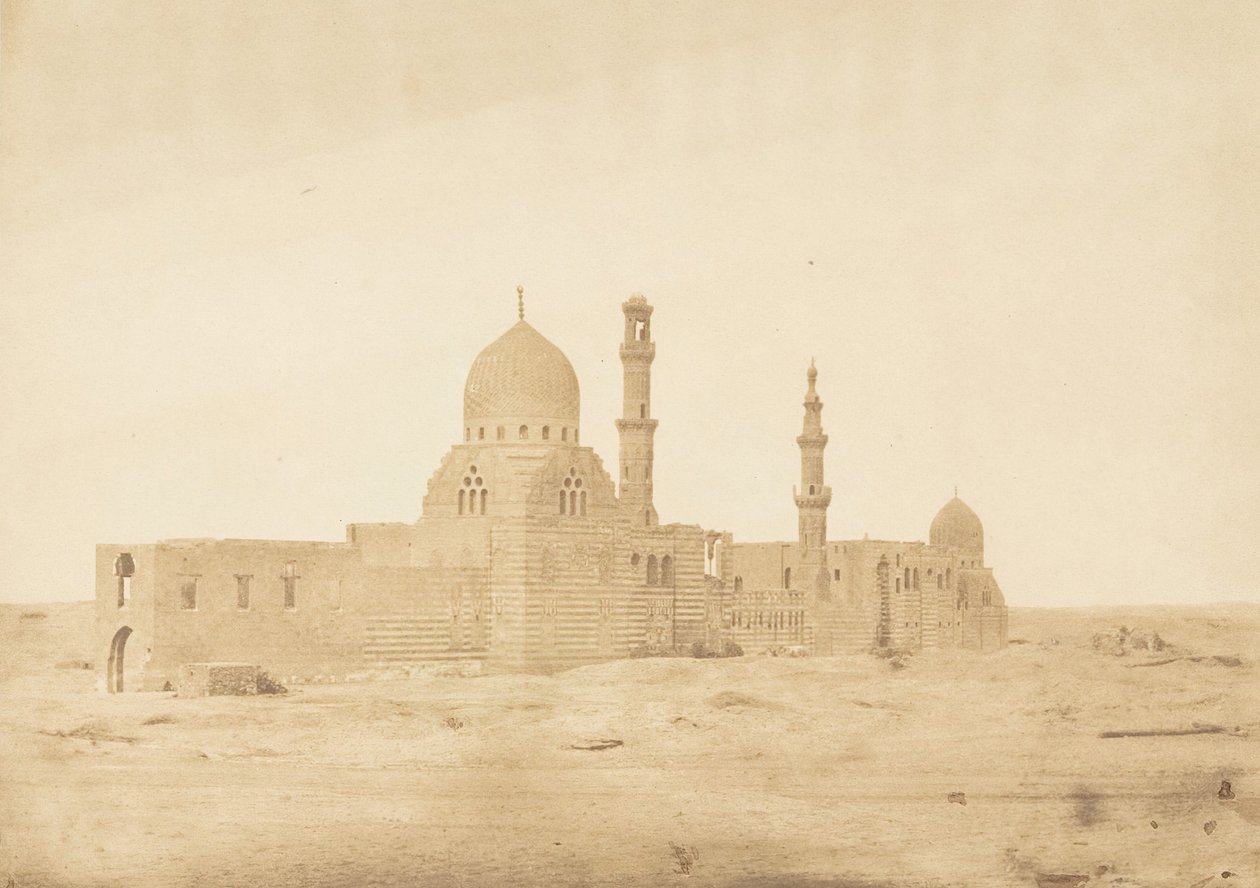 Moschee und Grab der Ayyubiden, in Kairo, Dezember 1849-Januar 1850 von Maxime Du Camp