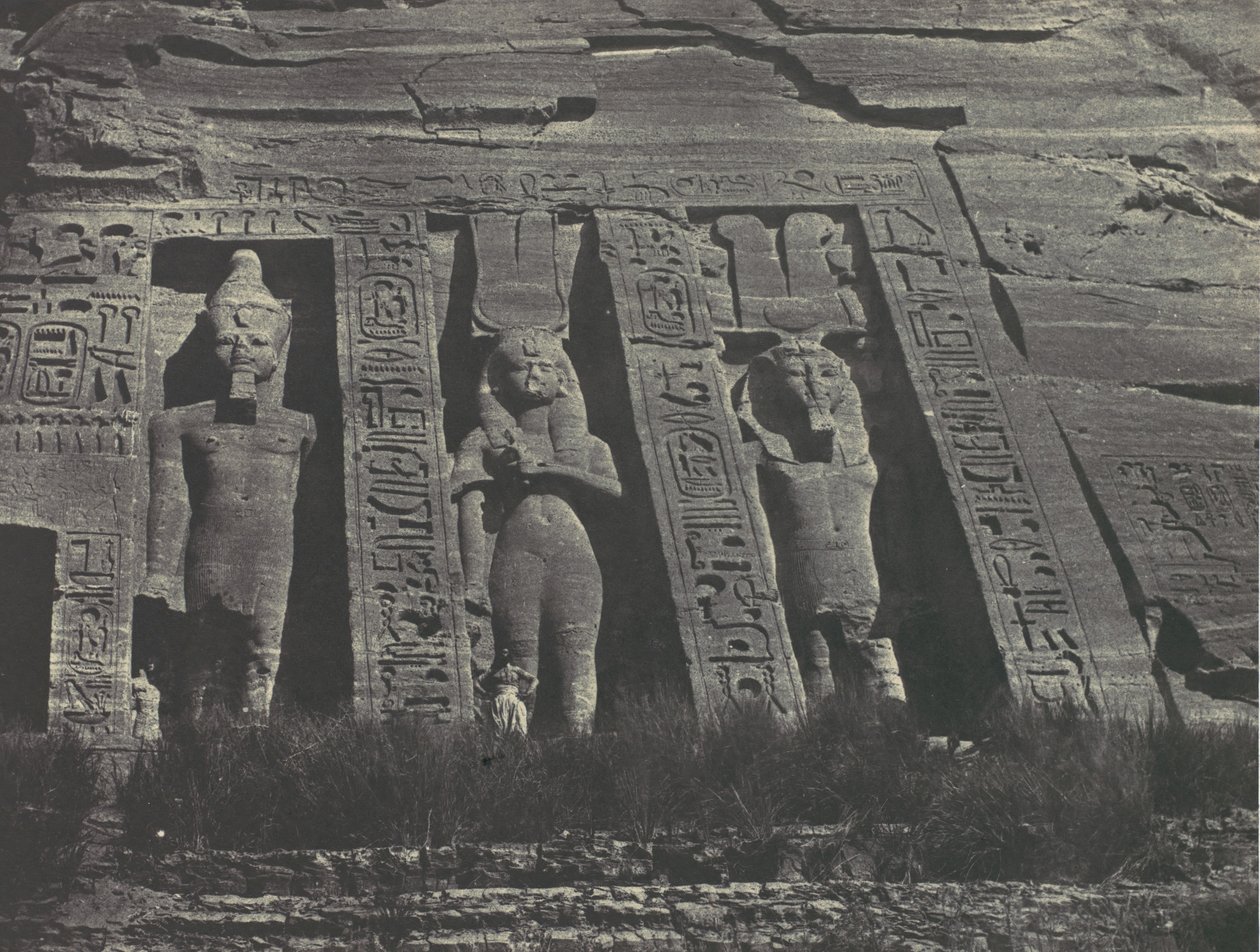 Nubien. Ibsamboul. Nördlicher Teil des Hathor-Tempels von Maxime Du Camp