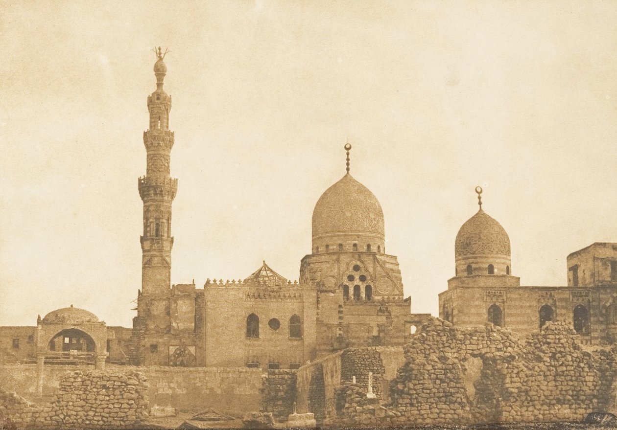 Grab des Sultans Kait-Bay in Kairo, Dezember 1849-Januar 1850 von Maxime Du Camp