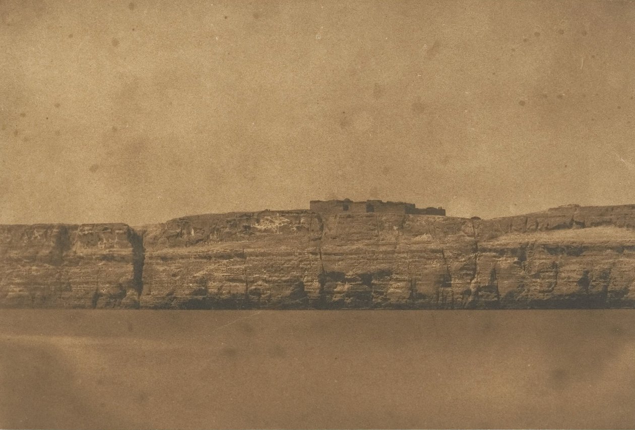 Vue de Djebel-el-teir et du Convent de la Poulie von Maxime Du Camp