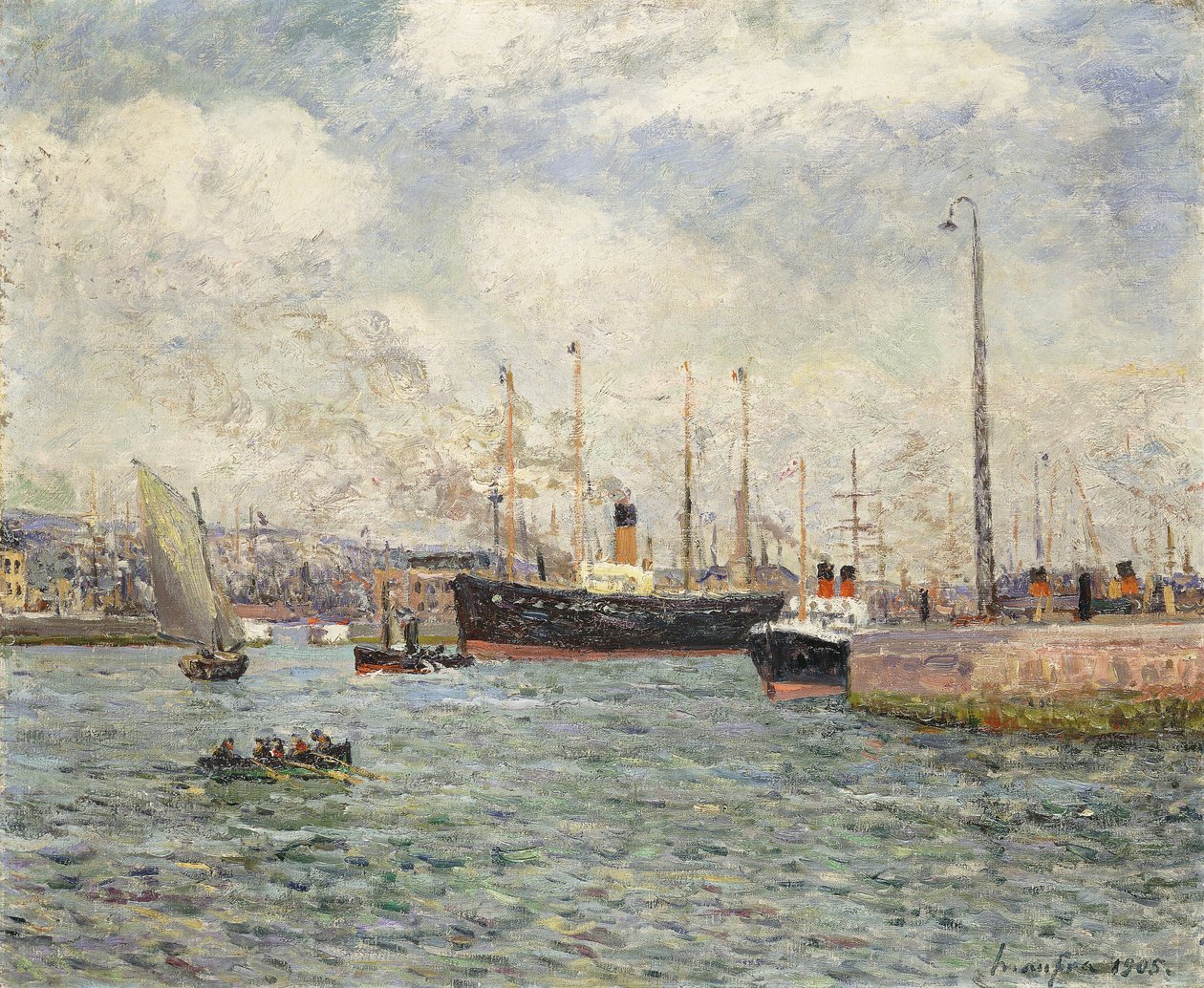 Der Hafen von Le Havre, 1905 von Maxime Emile Louis Maufra