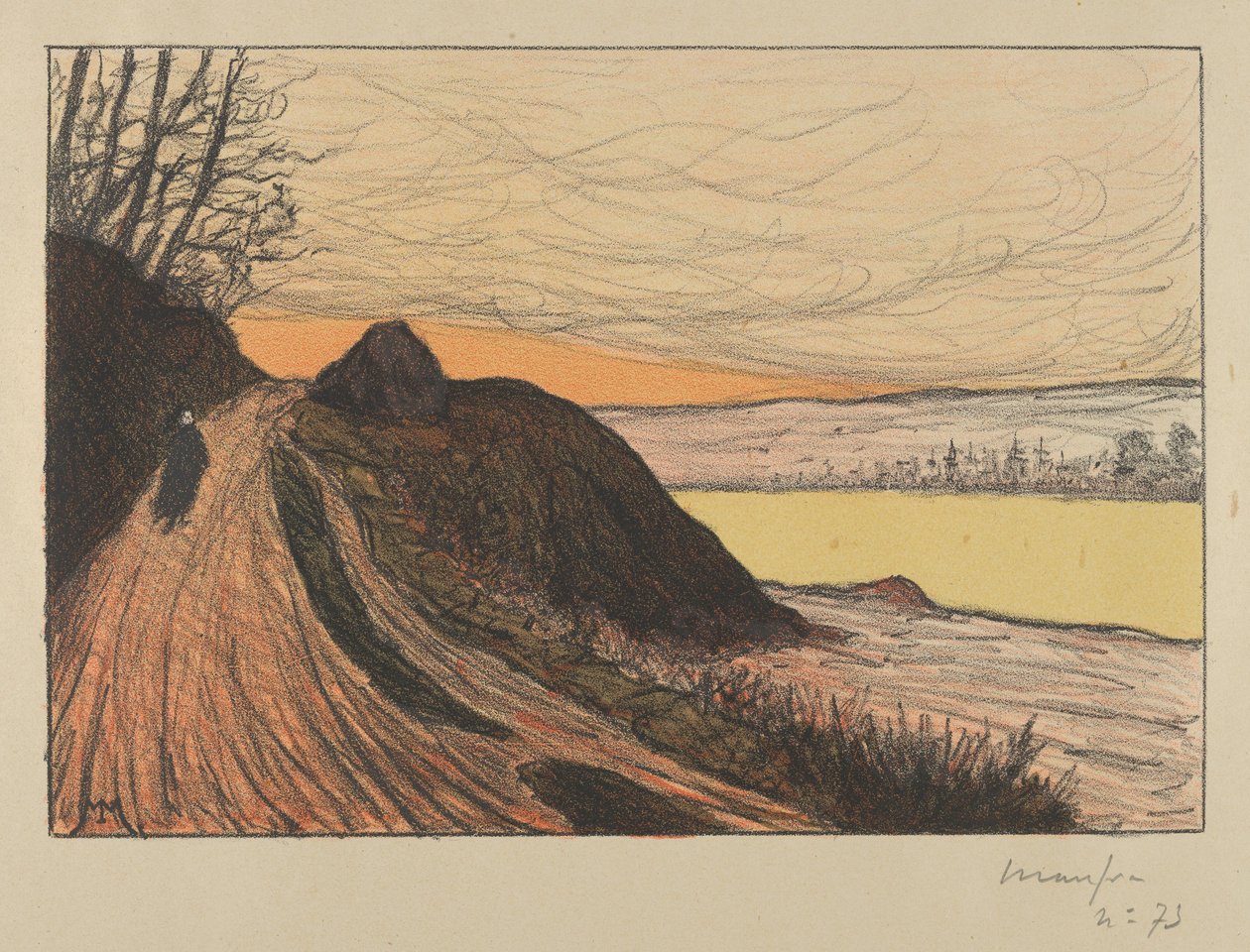 Die Straße von Gaud La Route de Gaud, 1893 von Maxime Emile Louis Maufra