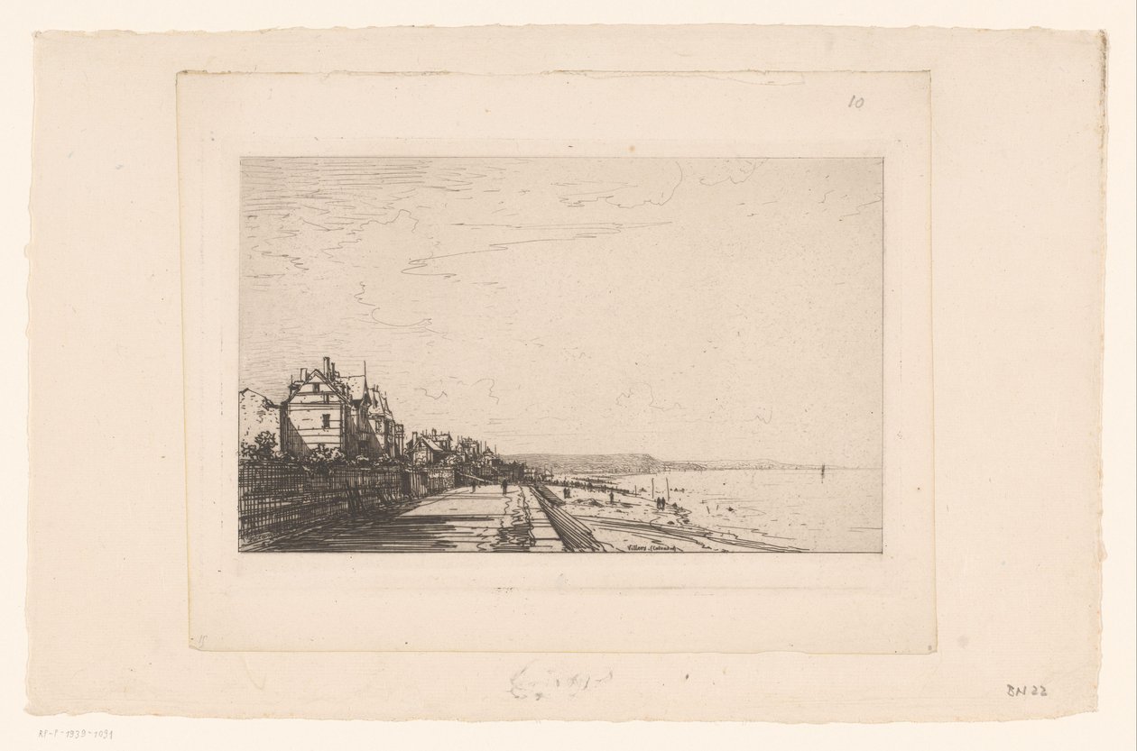 Ansicht von Villers von Maxime François Antoine Lalanne