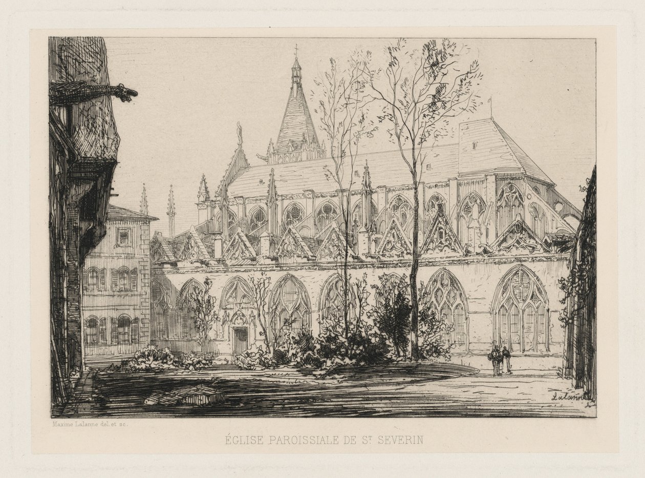 Pfarrkirche St. Séverin von Maxime Lalanne