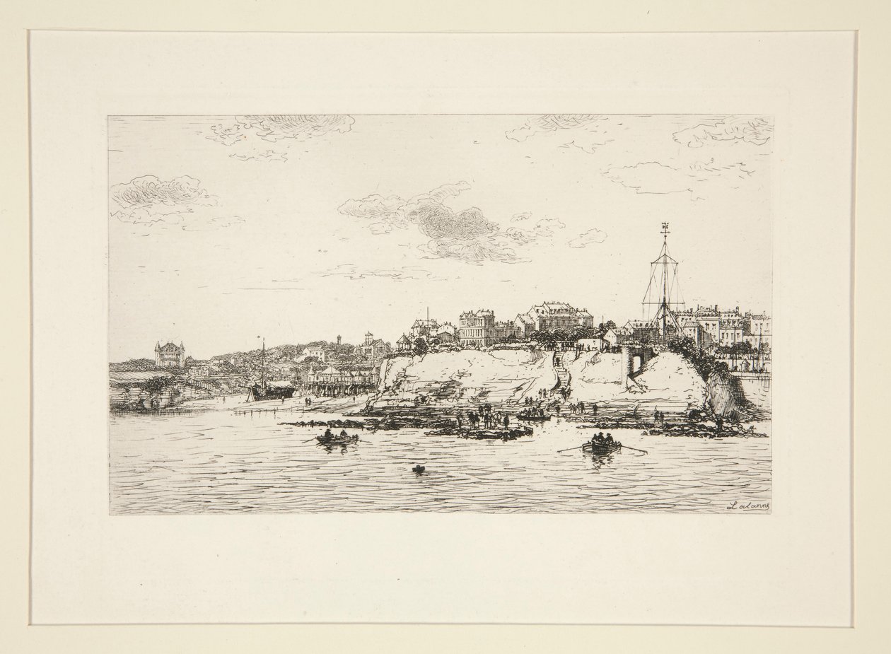 Die La Plataine Brücke in Royan von Maxime Lalanne
