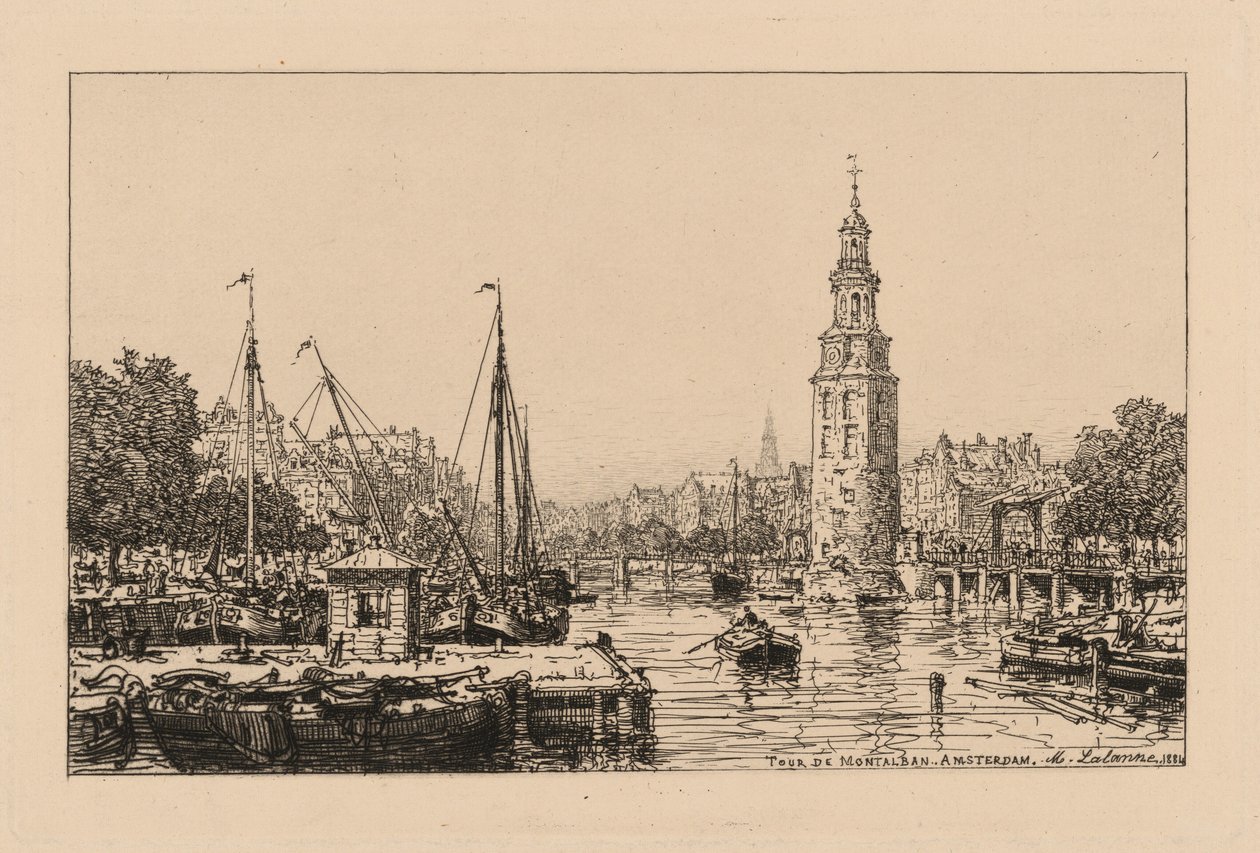Montalban-Turm, Amsterdam von Maxime Lalanne