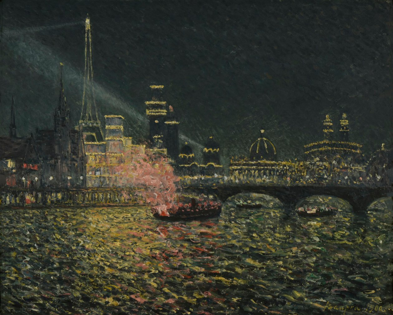 Féerie nocturne: Exposition universelle 1900 Nocturnal festivities: Weltausstellung 1900, 1900 von Maxime Maufra