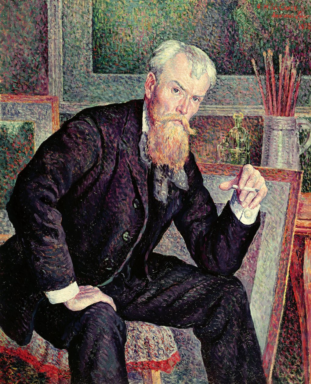 Porträt von Henri Edmond Cross (1856-1910), 1898 von Maximilien Luce