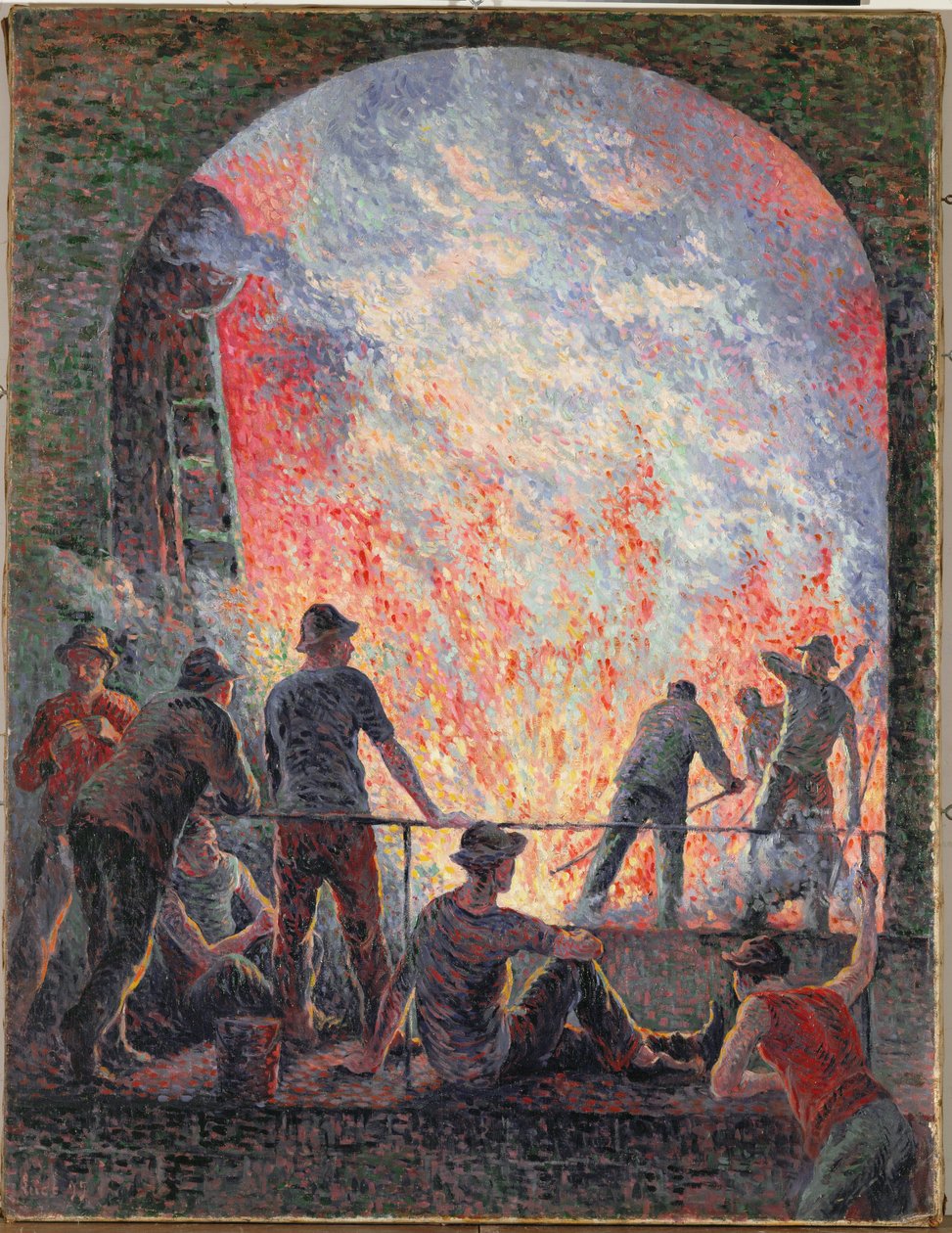 Stahlwerke von Maximilien Luce