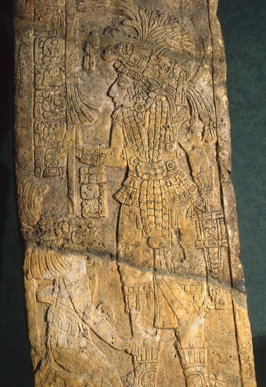 Yaxchilan, Stela 18, Späte Klassik 600-900 n. Chr. von Mayan