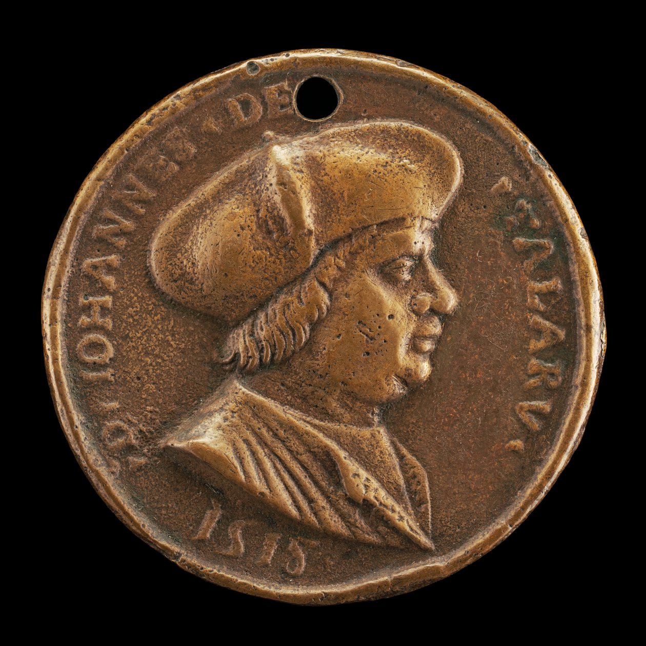 Jean de Talaru, gestorben 1550, Kanoniker von Fourvière 1517, 1518 von Medallist of 1518
