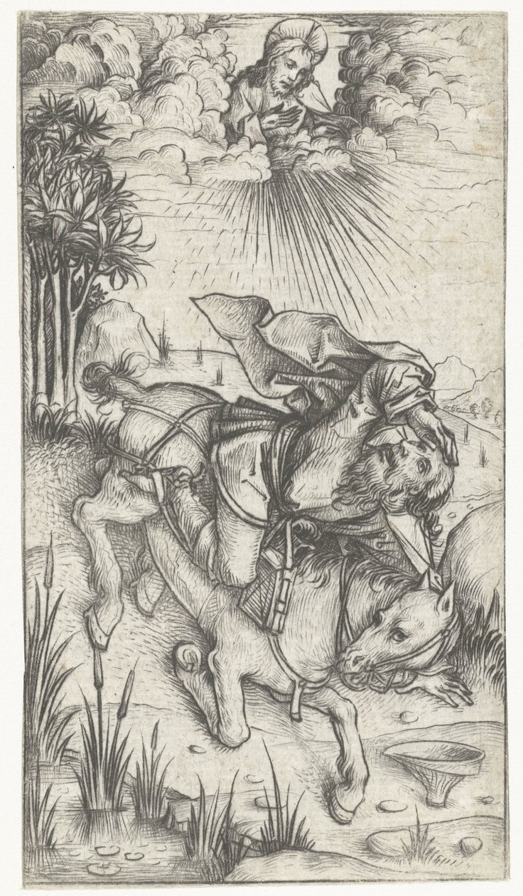 Die Bekehrung des Hl. Paulus von Meester van het Amsterdamse Kabinet