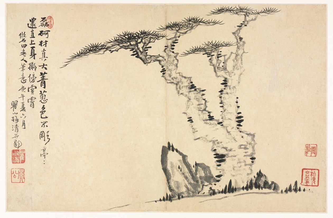 Landschaften in verschiedenen Stilen nach alten Meistern, 1690 von Mei Qing