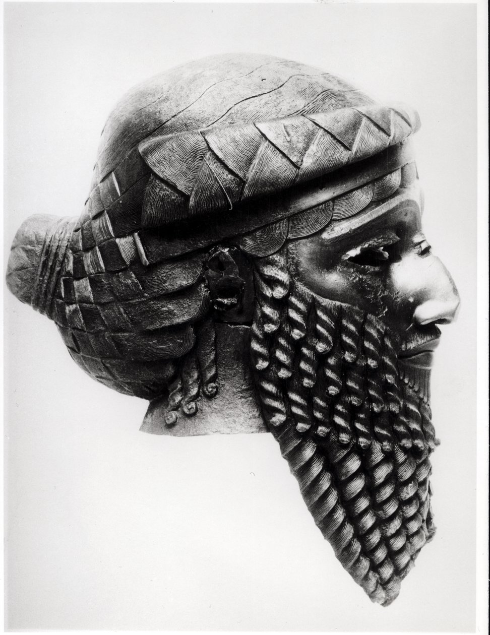 Kopf von Sargon I. (ca. 2334-2279 v. Chr.) 2400-2200 v. Chr. (Kupfer) von Mesopotamian