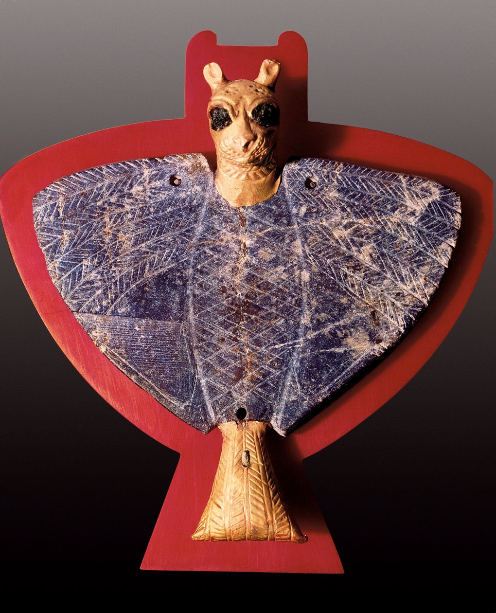 Mesopotamien: Adler mit Löwenkopf (Statuette aus dem Schatz der Ur-Dynastie) von Mesopotamian Mesopotamian