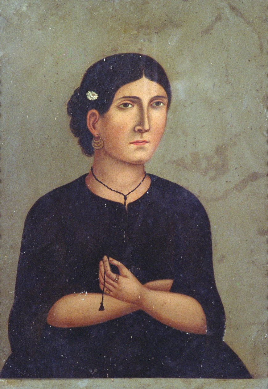 Porträt, Mitte des 19. Jahrhunderts von Mexican School