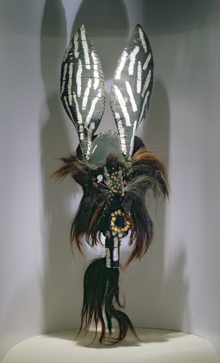 Kostümmaske der Zapoteken aus der Region Oaxaca in Mexiko von Mexican School