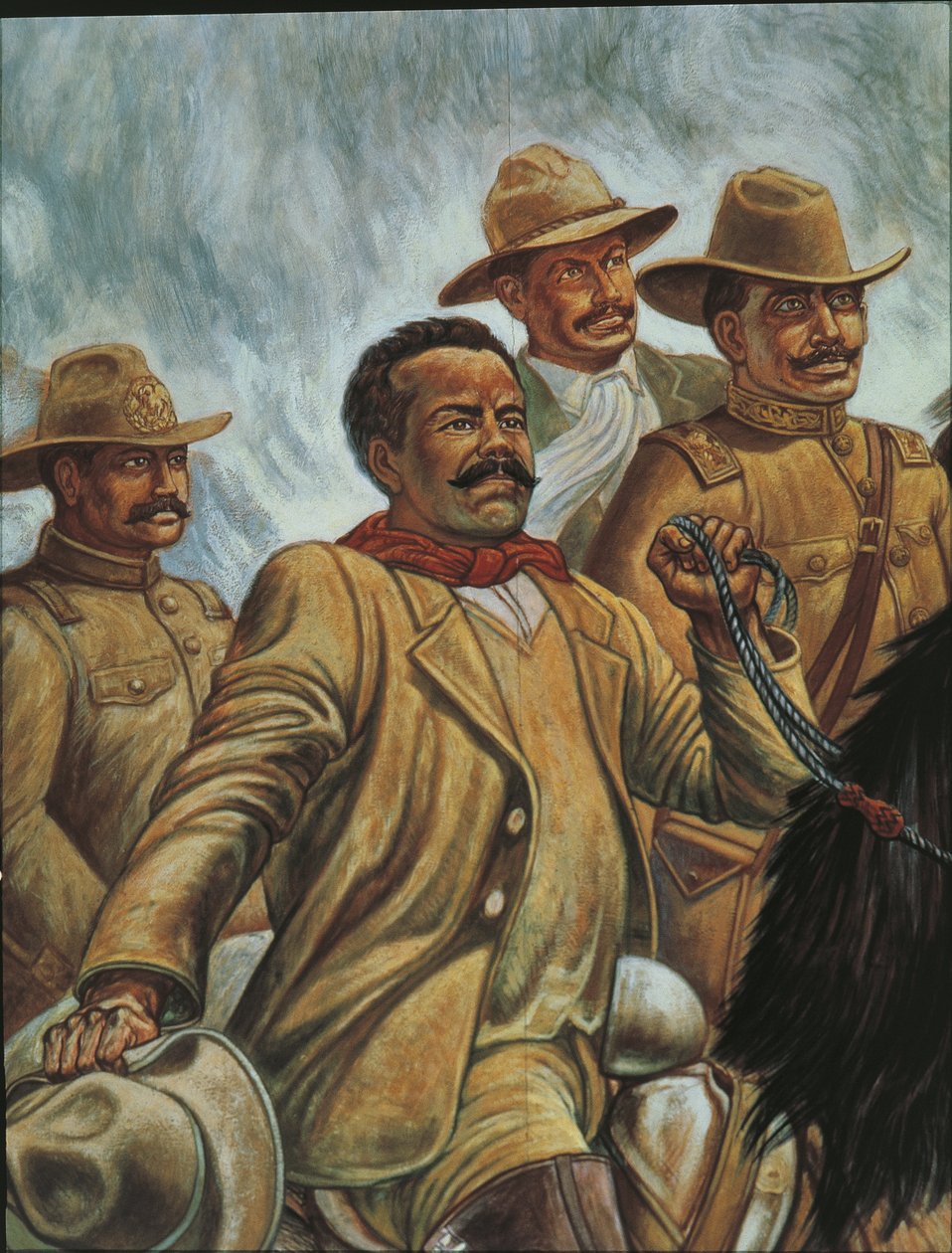Pancho Villa in Zacatecas 1910 von Mexican School