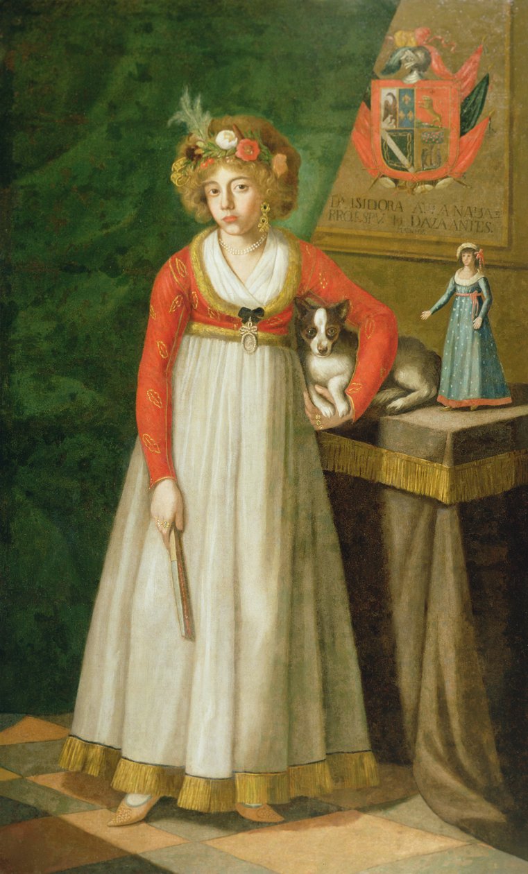 Porträt von Isidore, 1810 von Mexican School