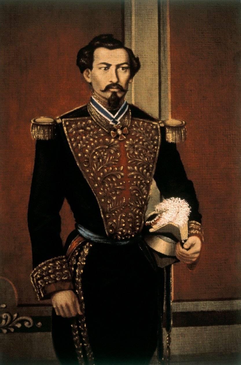 Porträt von Miguel Miramon (1831-1867), mexikanischer General und Politiker von Mexican School