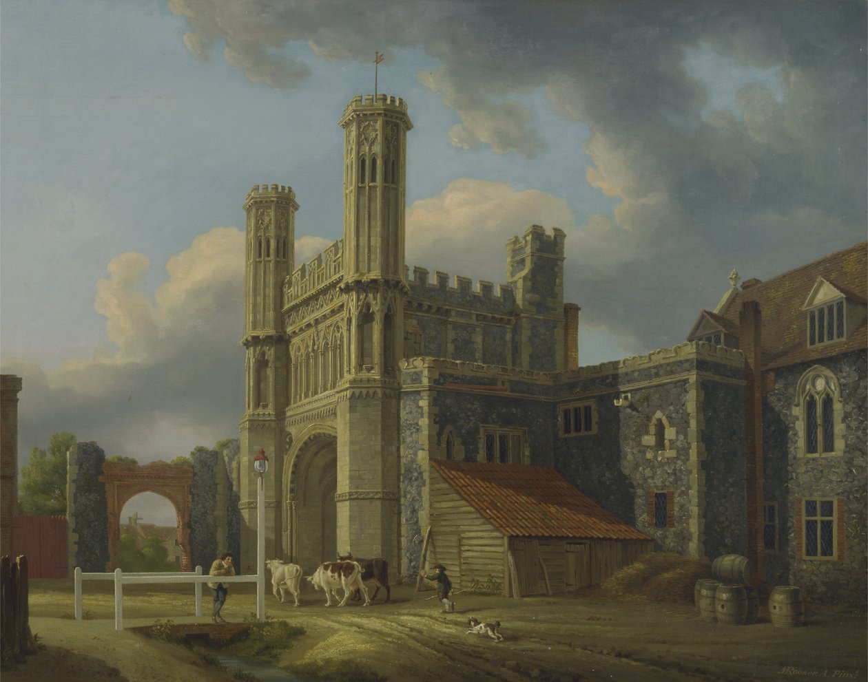 Das Tor des St. Augustinus, ca. 1778 von Michael Rooker