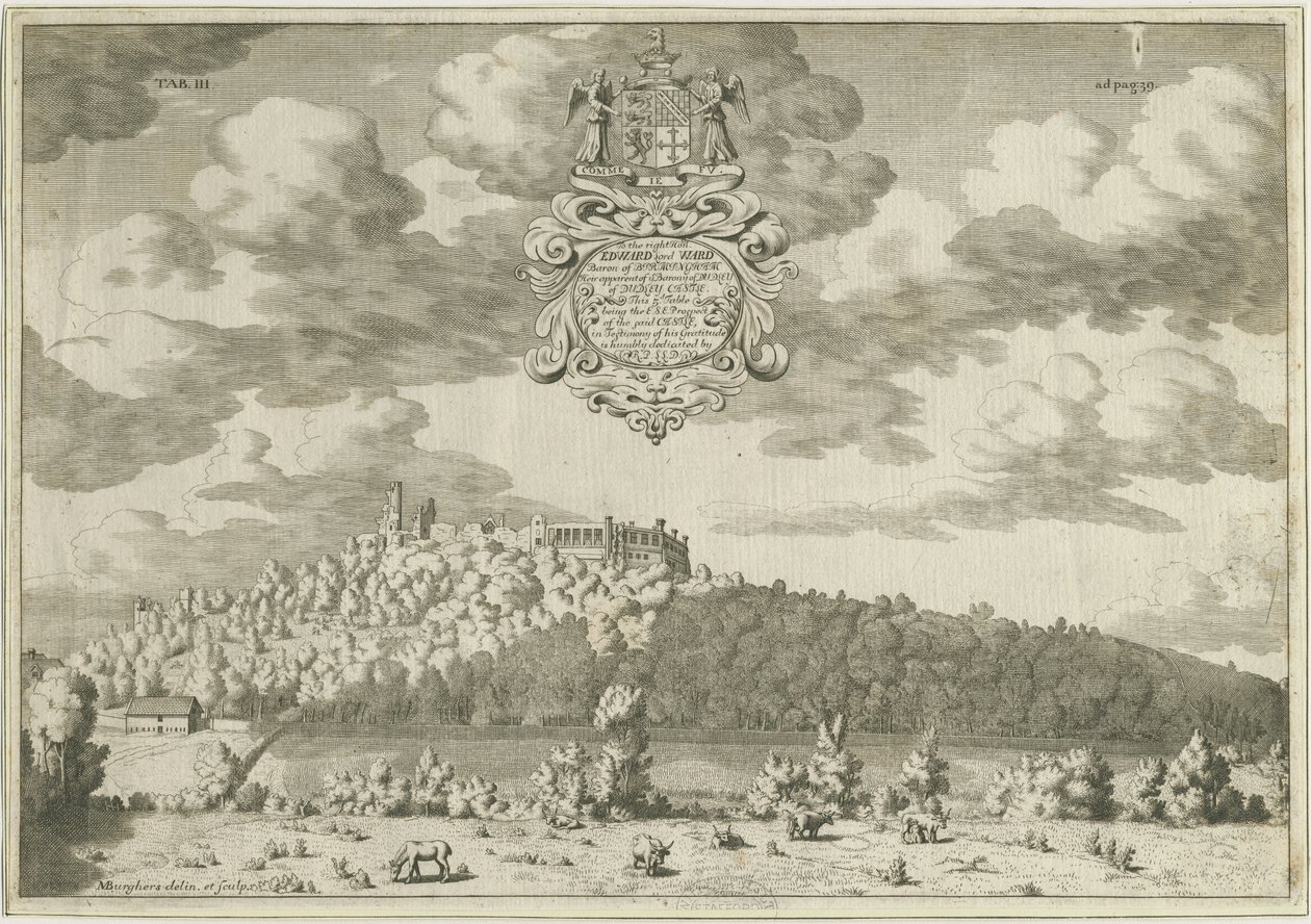 Dudley Castle: Kupferstich, nd [1653-1686] (Druck) von Michael Burghers