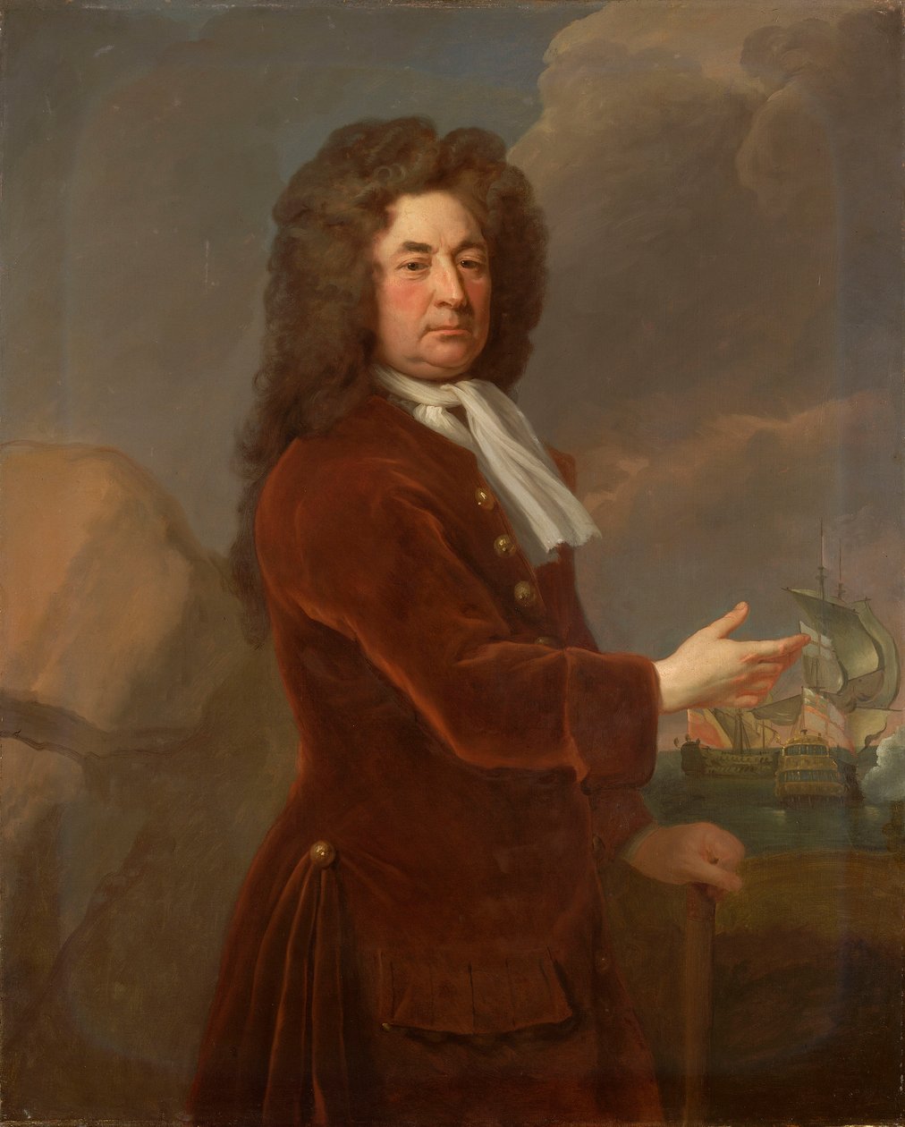 Vizeadmiral Sir William Whetstone (gest. 1711), spätes 17. bis frühes 18. Jahrhundert von Michael Dahl