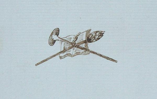 Zeichnung aus Michael Faradays Sammelalbum von Michael Faraday