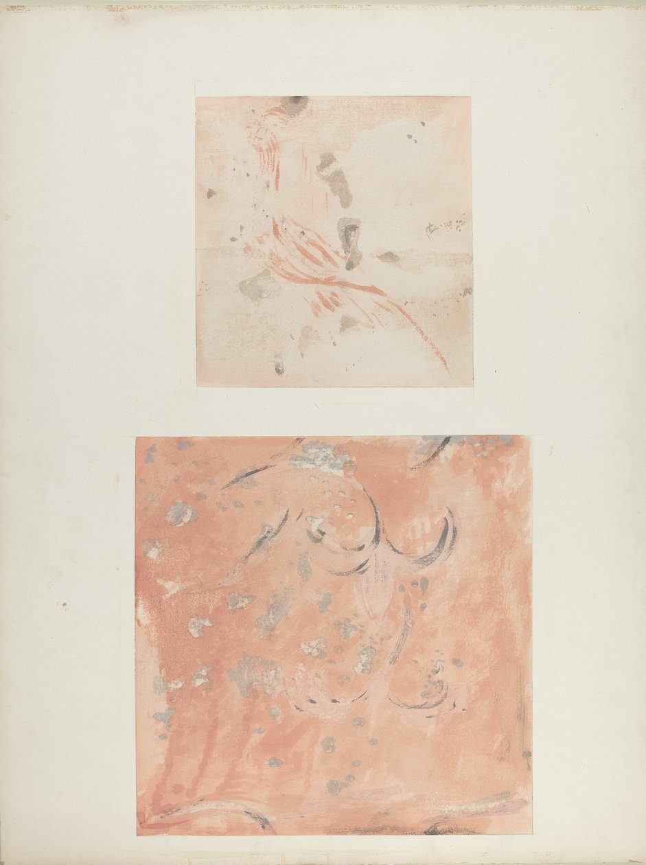 Fragment einer Wanddekoration, ca. 1940 von Michael Lauretano