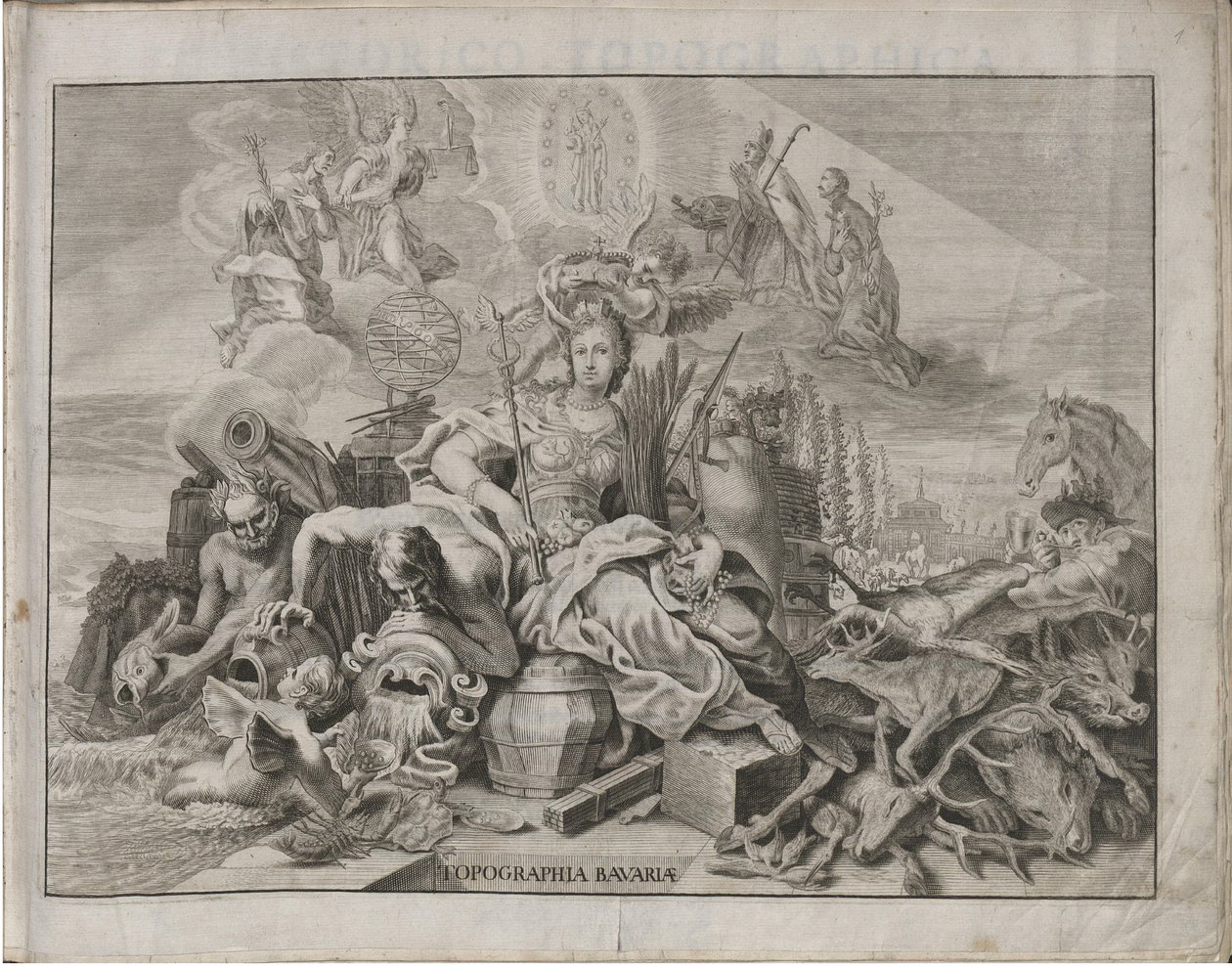Historico-Topographica Descriptio. Das ist: Beschreibung des Kurfürsten- und Herzogtums Ober- und Niederbayern von Michael Wening