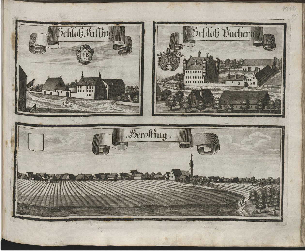 Historico-Topographica Descriptio. Das ist: Beschreibung des Kurfürsten- und Herzogtums Ober- und Niederbayern von Michael Wening