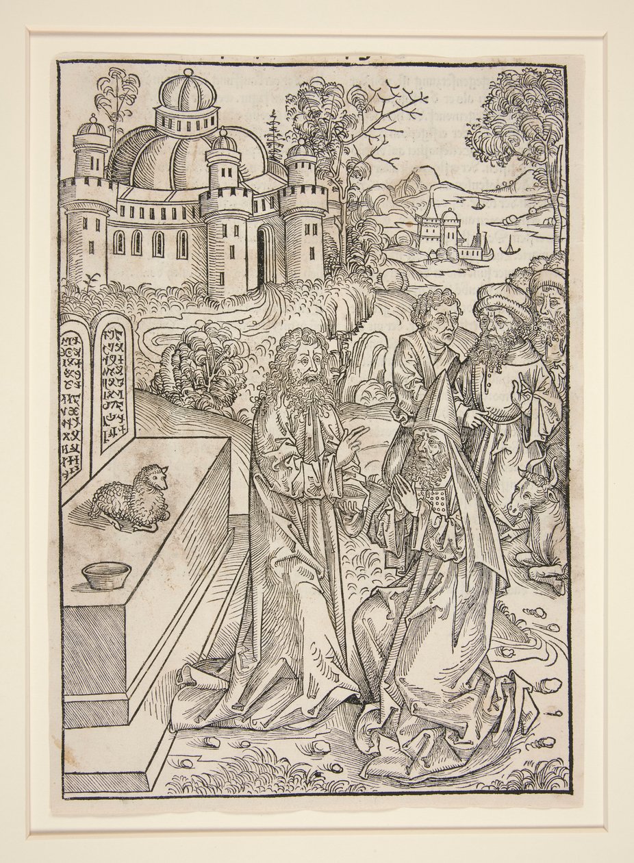 Seite aus Stephan Fridolin, Der Schatzbehalter (Nürnberg: Anton Koberger, 1491) von Michael Wolgemut