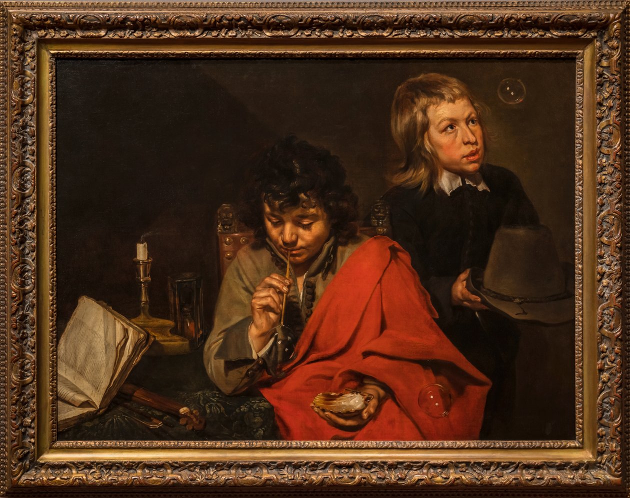 Jungen, die Seifenblasen pusten von Michaelina Wautier