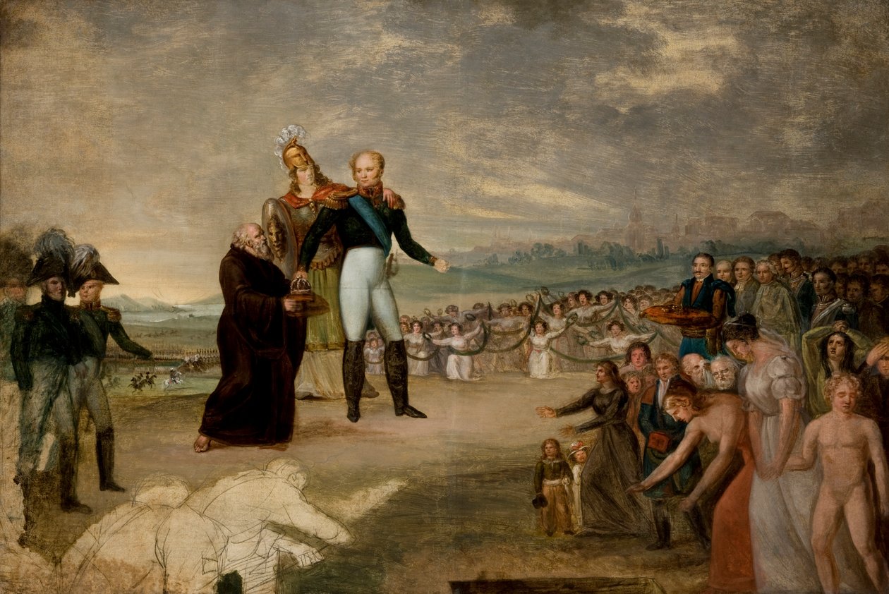 Alexander I. gekrönt zum König von Polen von Michal Stachowicz