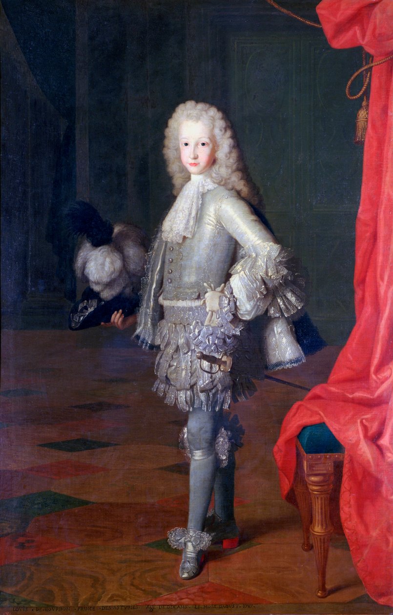 Ludwig I., Prinz von Asturien, König von Spanien, 1717 von Michel Ange Houasse