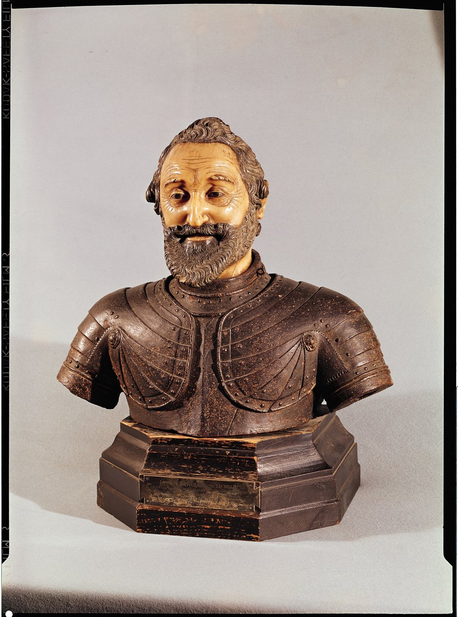 Büste von Henri IV (1553-1610) von Michel Bourdin
