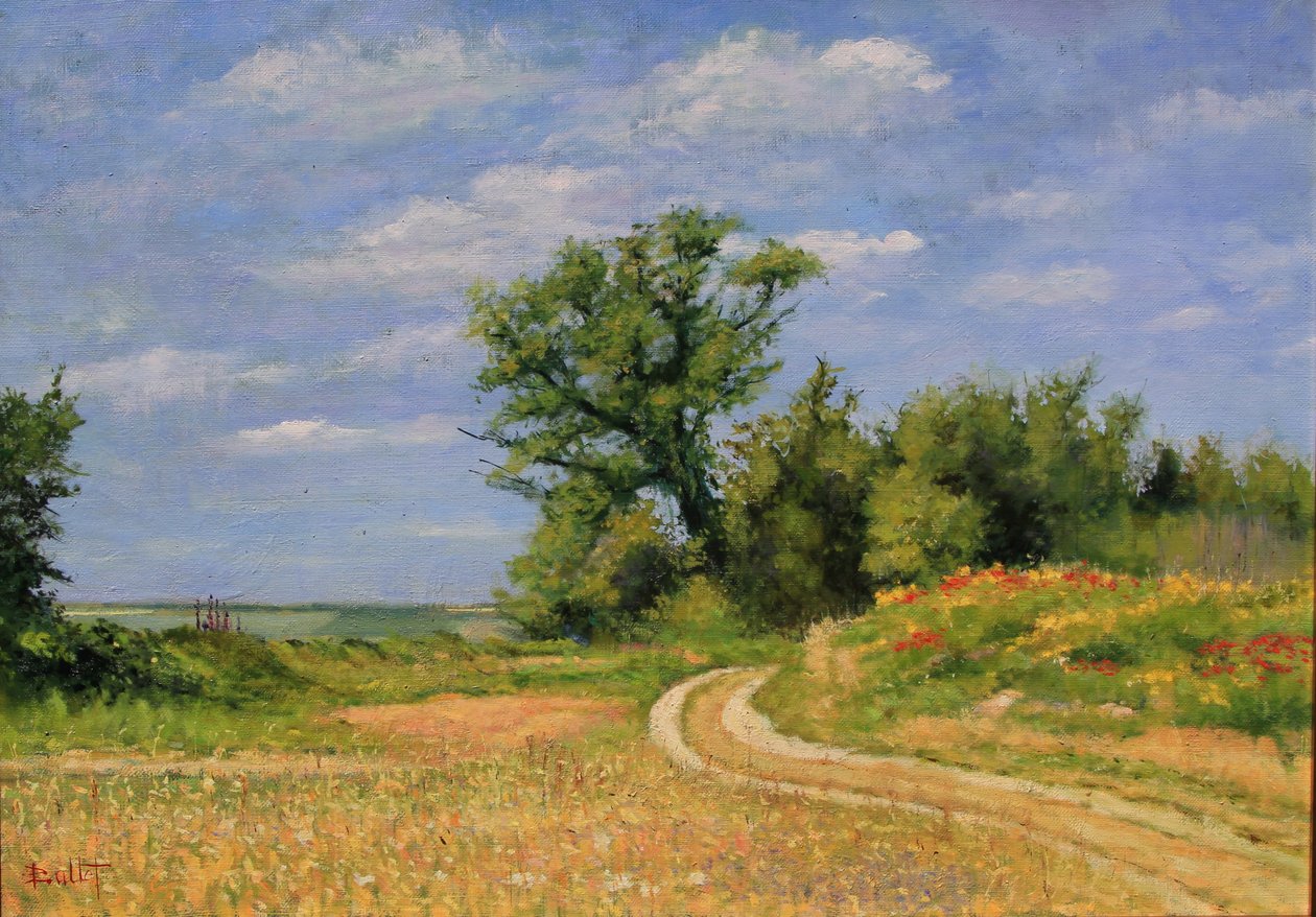 Chemin de Campagne, 2017 von Michel Bultet