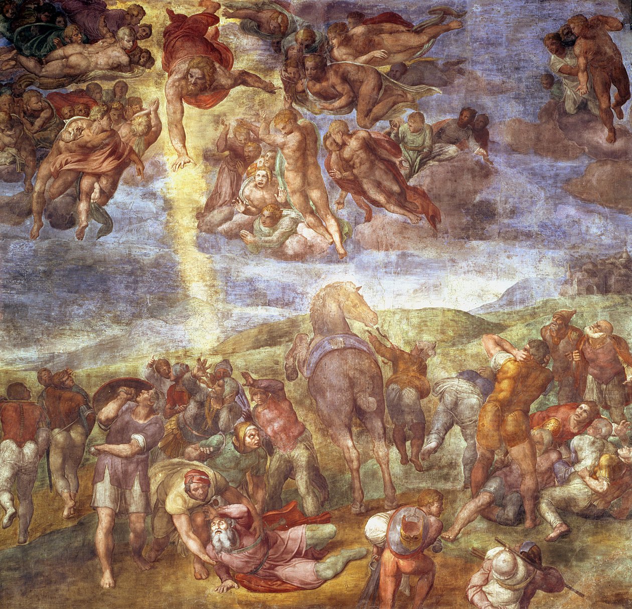 Die Bekehrung des Heiligen Paulus von Michelangelo Buonarroti