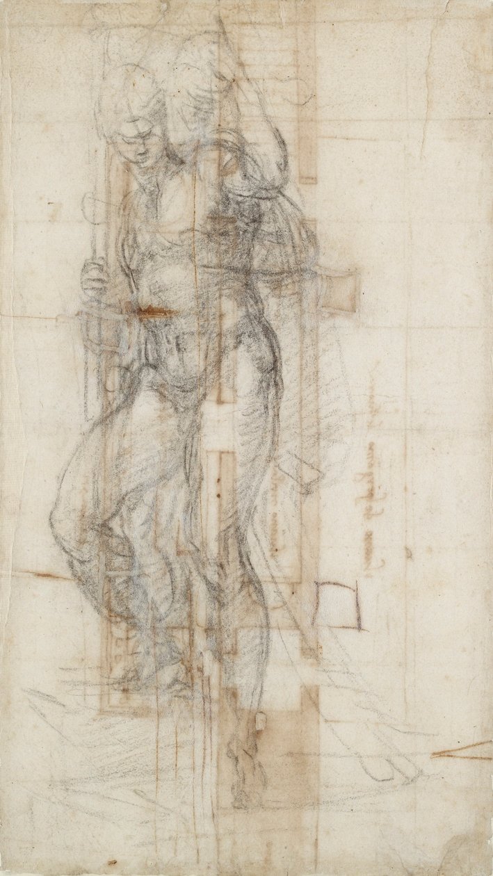 Figur von Christus, der aus dem Grab steigt, ca. 1490-1560 von Michelangelo Buonarroti