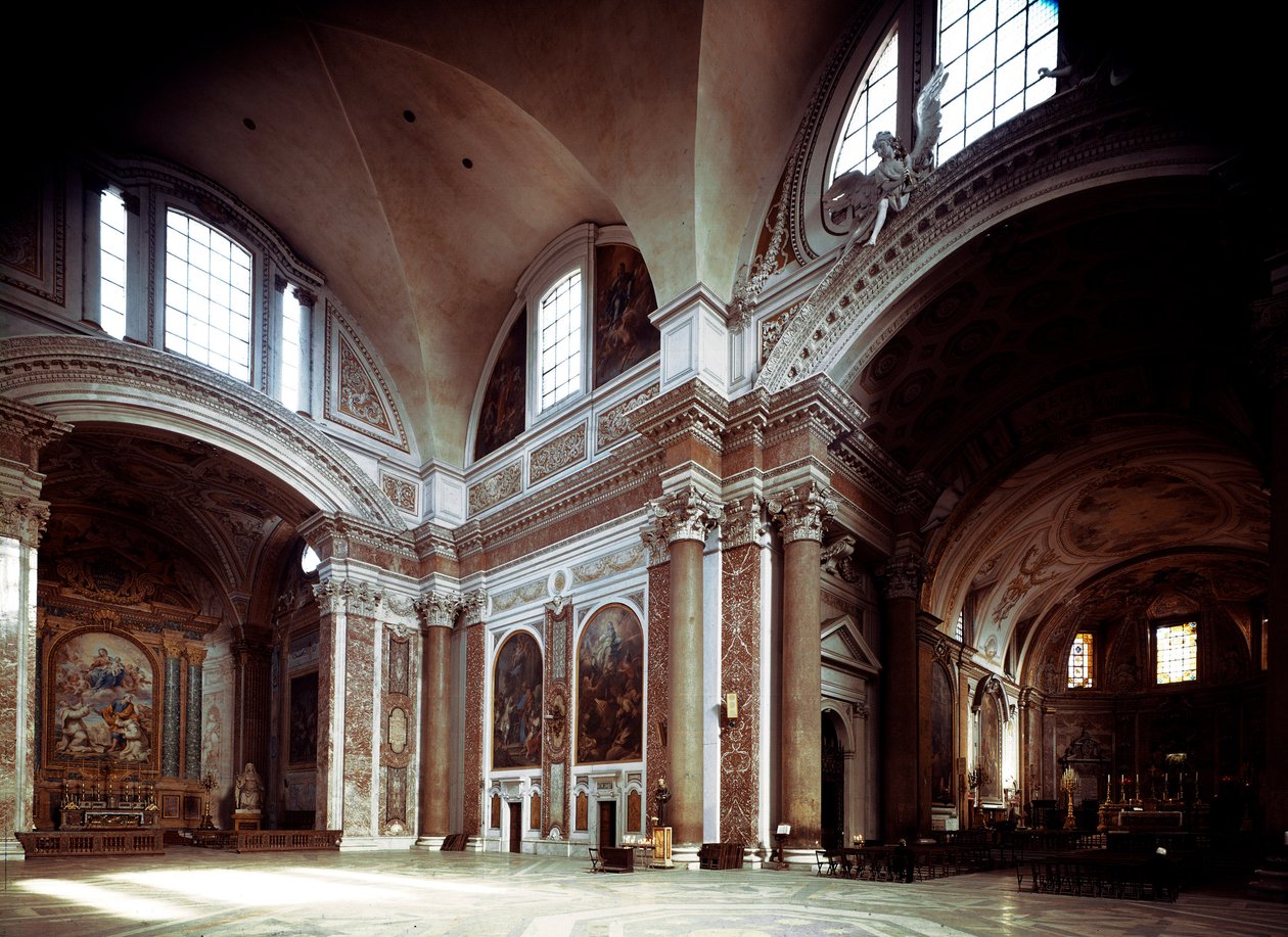 Innenansicht der Kirche Santa Maria degli Angeli von Michelangelo Buonarroti von Michelangelo Buonarroti