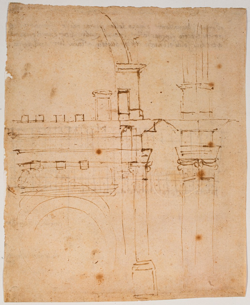 Skizzen für die Kuppel von Santa Maria del Fiore von Michelangelo Buonarroti