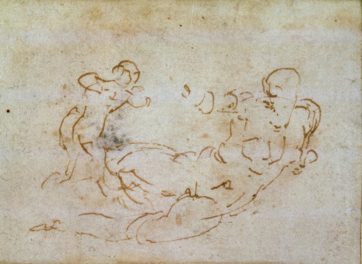 Studie zu Venus und Cupido von Michelangelo Buonarroti