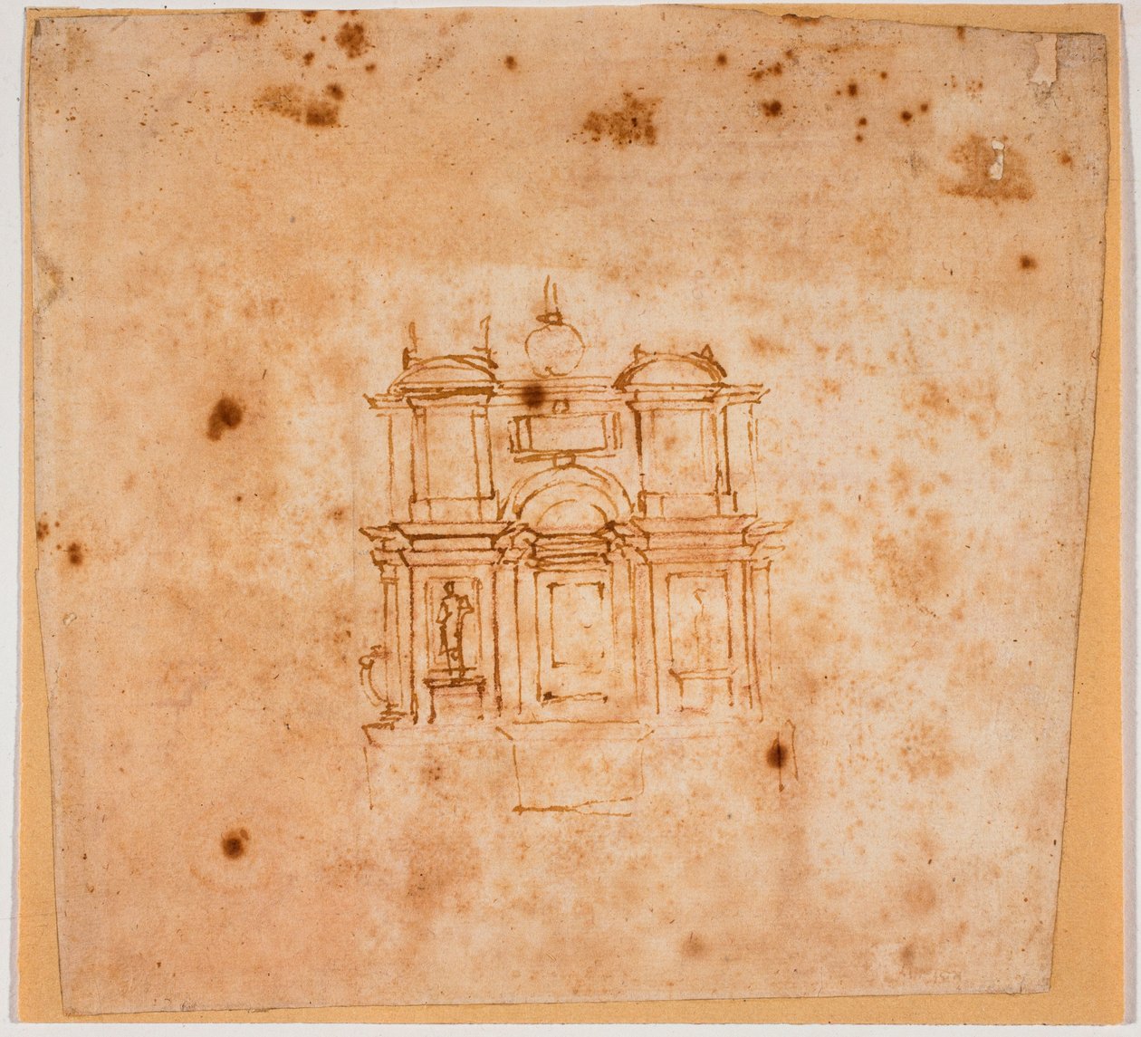 Studien für ein Grabdenkmal für die Neue Sakristei von Michelangelo Buonarroti