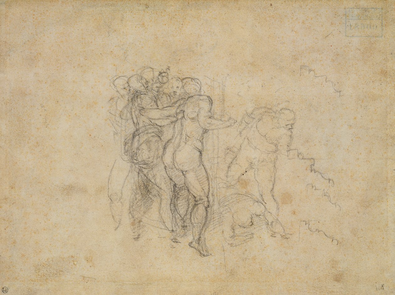 Studie für das Jüngste Gericht von Michelangelo Buonarroti