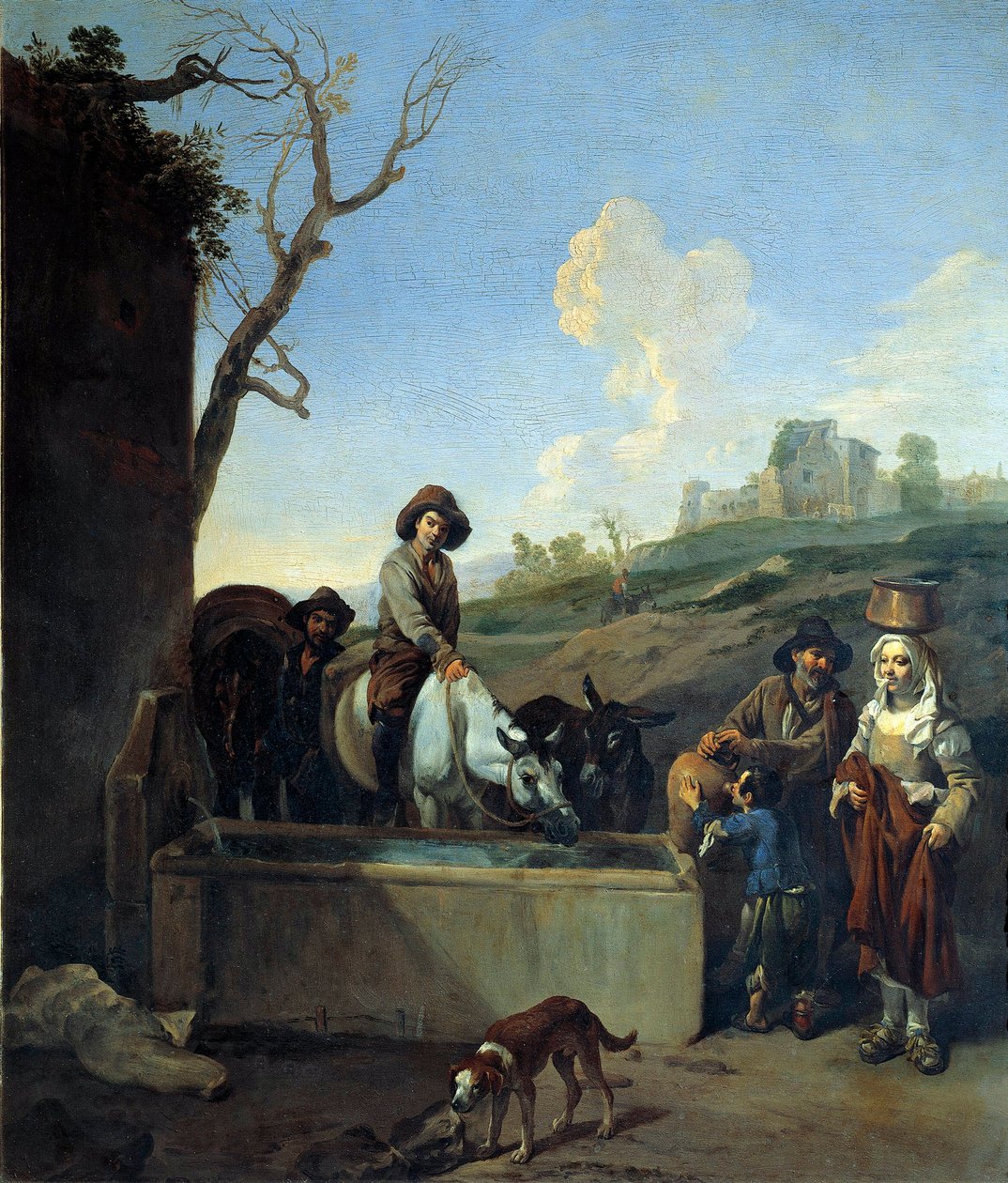 Die Wasserschale von Michelangelo Cerquozzi